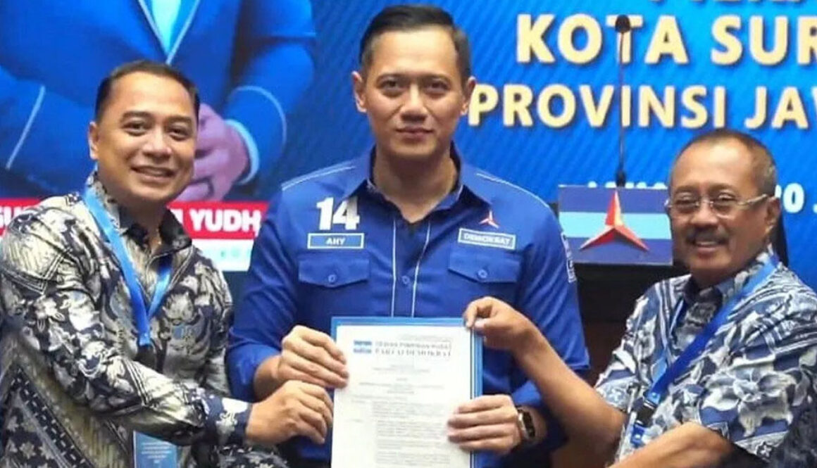 Demokrat Resmi Dukung Eri Cahyadi Kader PDIP di Pilwakot Surabaya